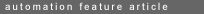 Automation feature article